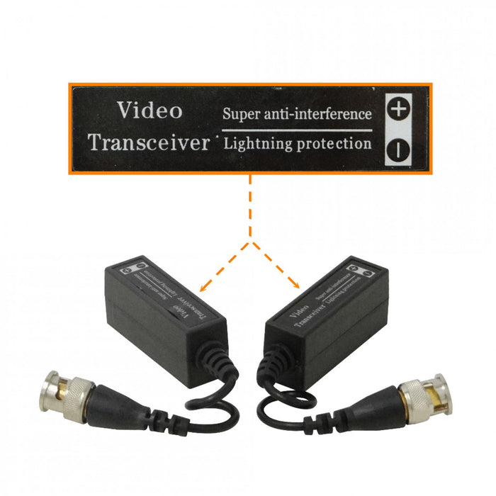 Balun Pasivo para CCTV con Protección Contra Clickbox
