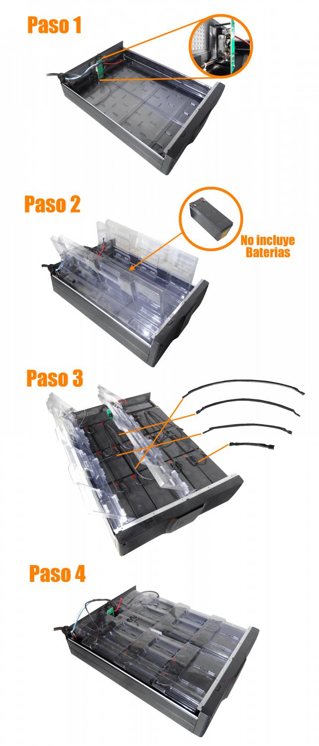 Banco de Baterías CITO 20-BAT 240VDC Clickbox