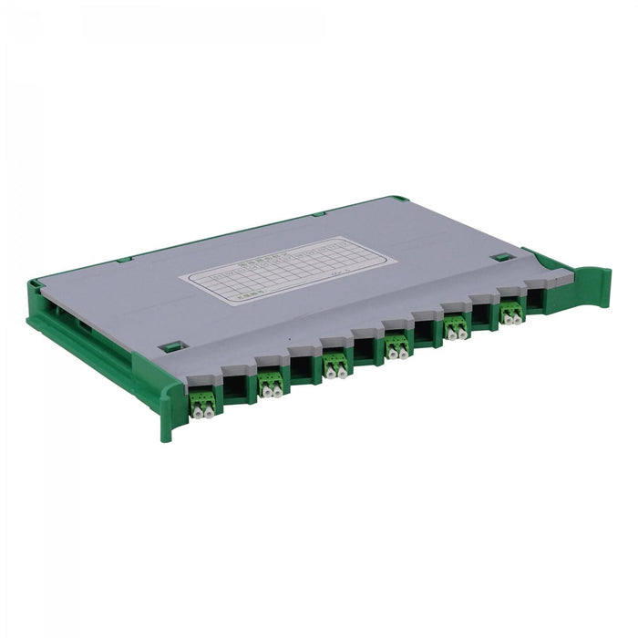 Bandeja 12-LC/APC para ODF con pigtails-SM y Clickbox