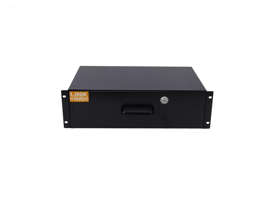 Bandeja deslizable para rack 3U con llave y color Clickbox