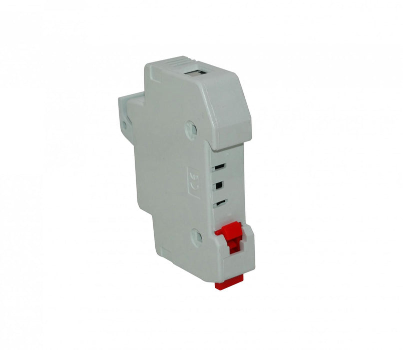 Base para Fusible Cilindrico en Riel Din Clickbox
