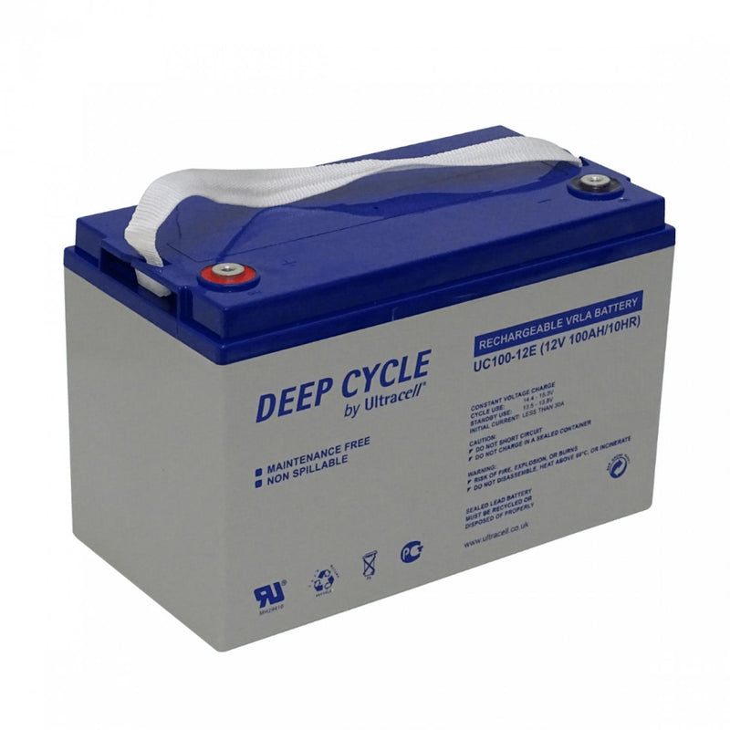 Batería 12V 100AH VRLA AGM Ultracell Clickbox