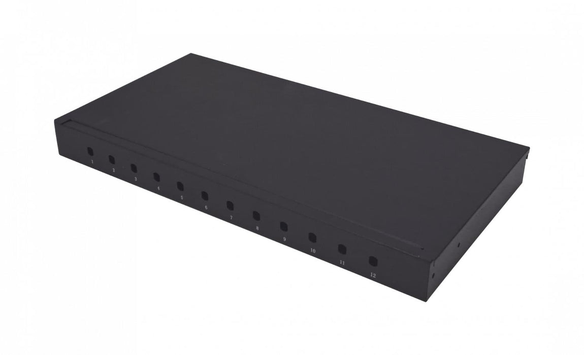 Cabecera de fibra óptica 12-ST-FC 1U Clickbox
