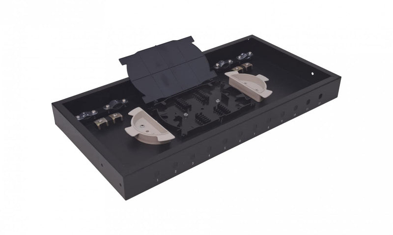 Cabecera de fibra óptica 12-ST-FC 1U Clickbox