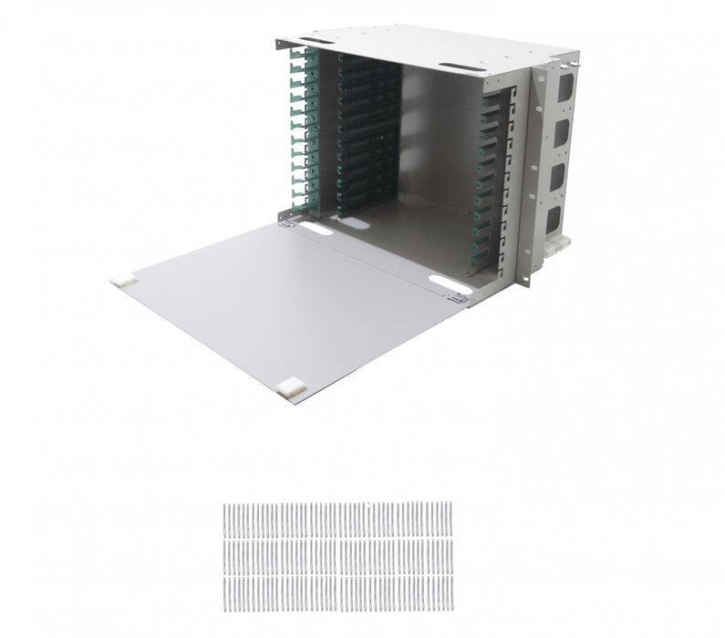 Cabecera metálica para rack de 7U con capacidad Clickbox