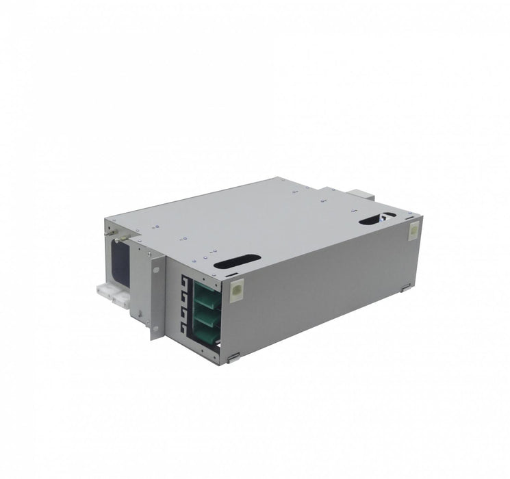 Cabecera ODF 3U-Rack Metálica para 4 Clickbox