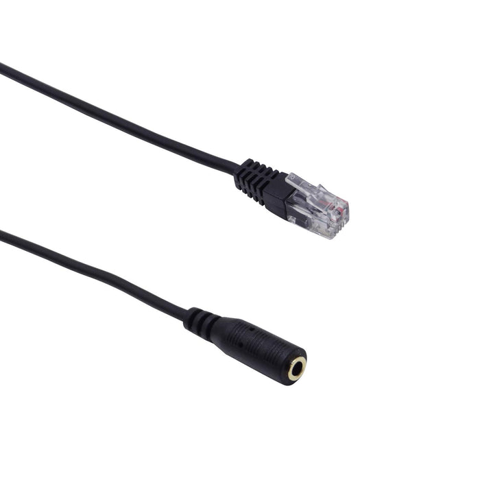 Cable Adaptador RJ9-M a 3,5mm-H 21cm Teléfono Clickbox