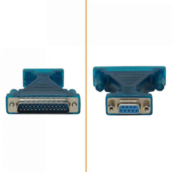 Cable adaptador USB a Serial RS232 con conectores Clickbox