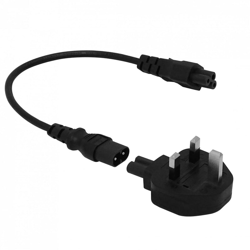 Cable de alimentación UK-Macho/C7-Hembra + Cable Clickbox