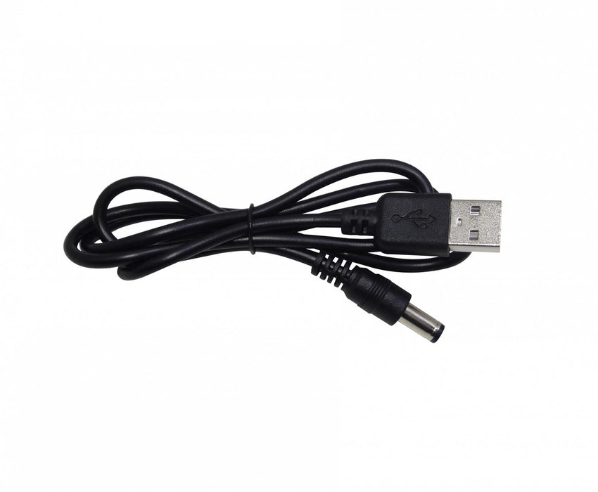 Cable de carga USB-A a conector 5,5x2,1mm de Clickbox