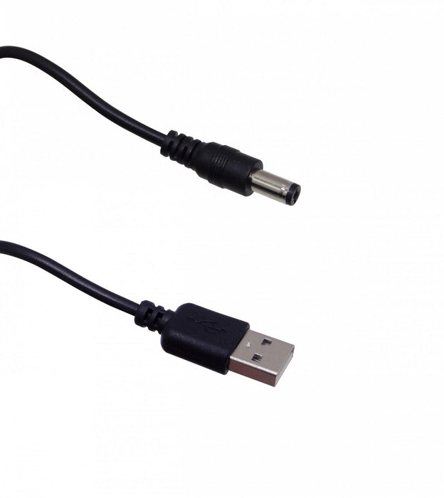 Cable de carga USB-A a conector 5,5x2,1mm de Clickbox