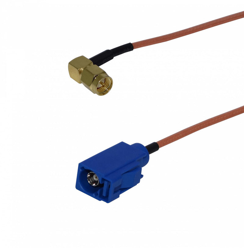 Cable coaxial FAKRA-Hembra a SMA-Macho Clickbox