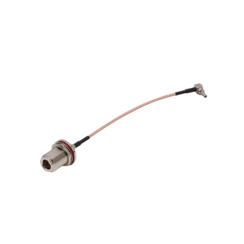 Cable coaxial N-Hembra CRC9 13-cm para conexiones Clickbox