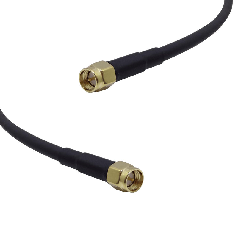 Cable Coaxial Negro 1m Mikrotik SMA-Macho a Clickbox