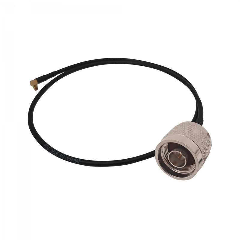 Cable Coaxial Negro 50cm MMCX N-Macho Clickbox