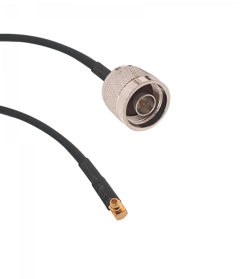 Cable Coaxial Negro 50cm MMCX N-Macho Clickbox