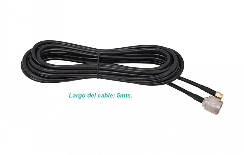Cable Coaxial Negro 5mt RM2NM-5 Clickbox