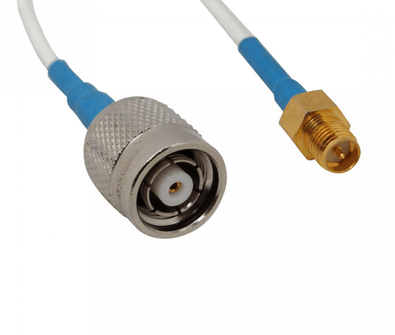 Cable coaxial RF de 10cm RPTNC-M a RPSMA-H Clickbox