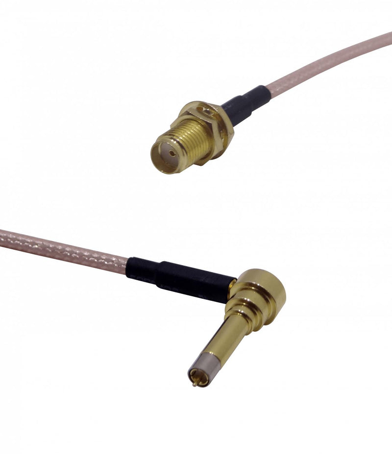 Cable Coaxial RG316 90° Macho a SMA Hembra Clickbox