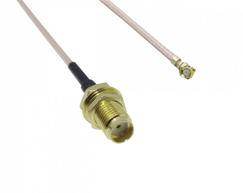 Cable coaxial SMA-Hembra a conector U.FL(IPX) de Clickbox