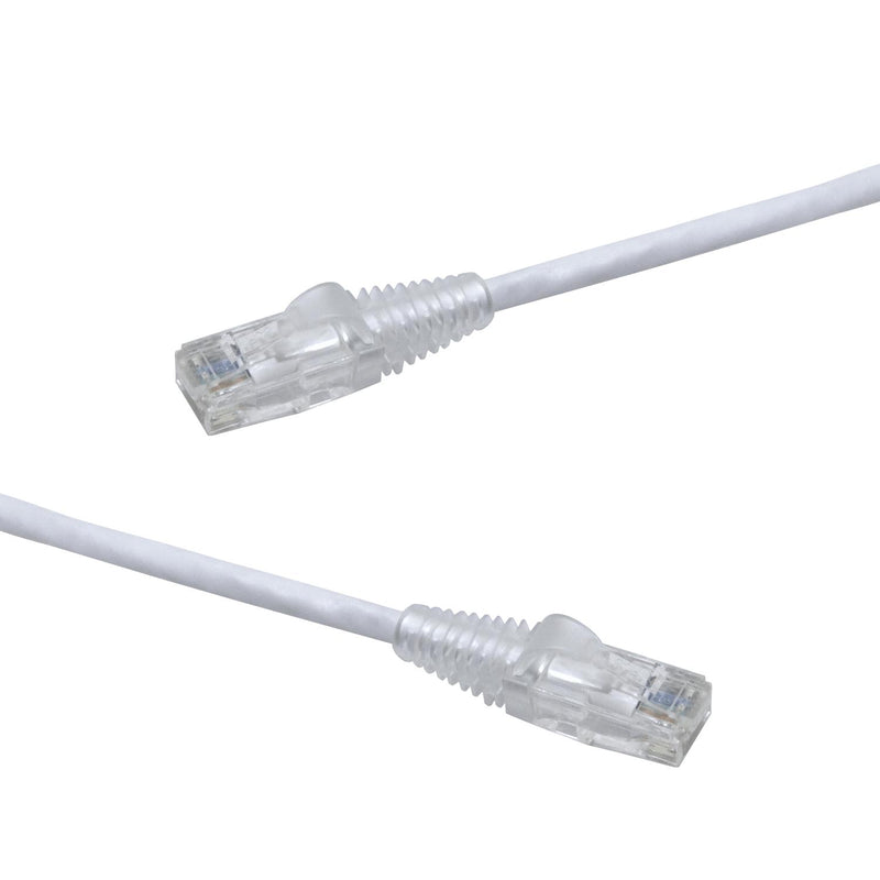 Cable de conexión Cat5e blanco de 1 metro U/UTP Clickbox