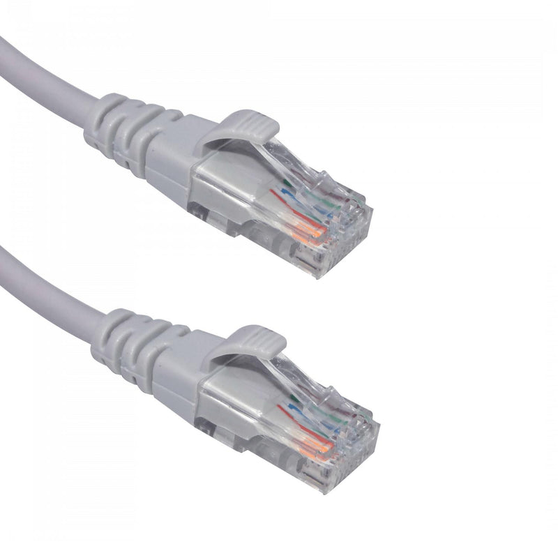 Cable de conexión Cat5e inyectado de 50 cm, gris Clickbox