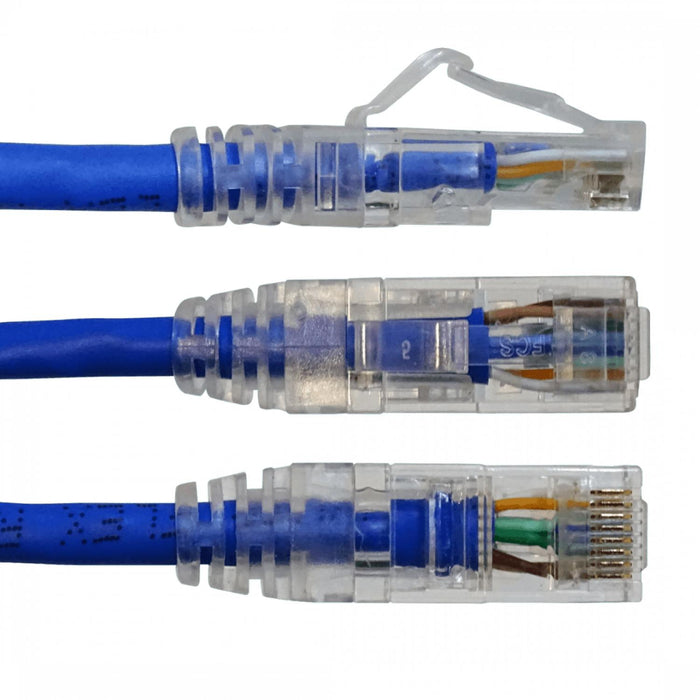 Cable de conexión Cat6 FURUKAWA 10mt Azul U/UTP Clickbox