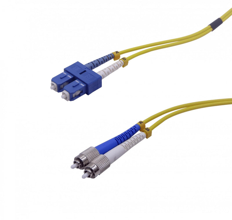 Cable de conexión SC-FC Monomodo SM Duplex de 2 Clickbox
