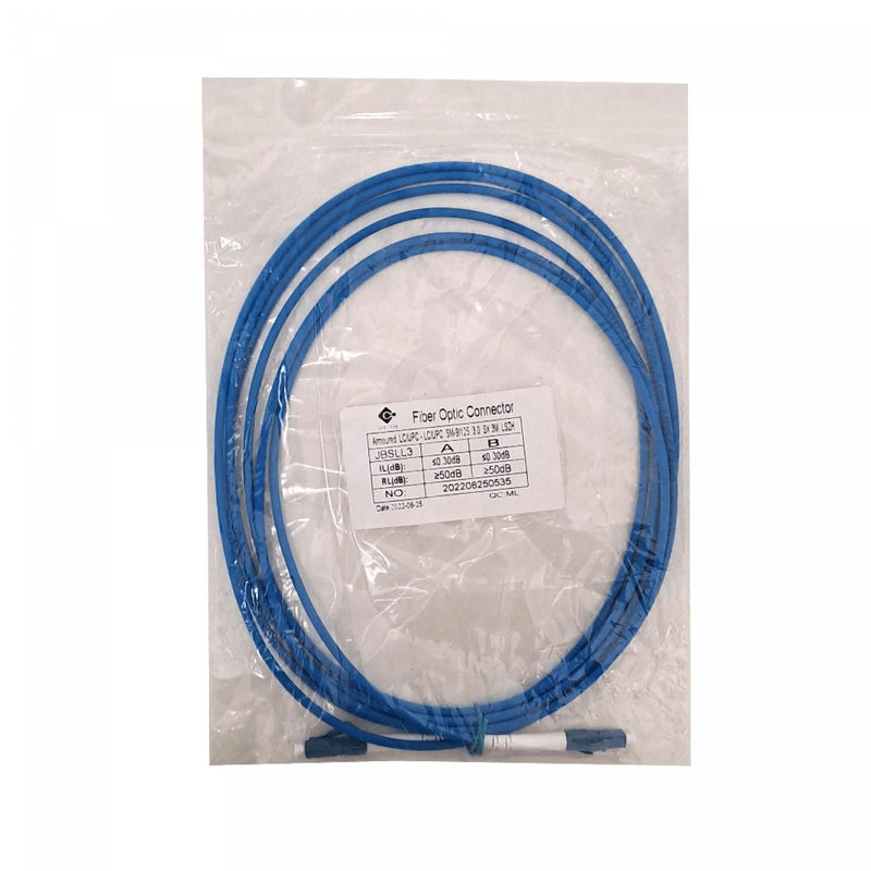 Cable de fibra LC-LC blindado LSZH 3mt SM Simplex Clickbox