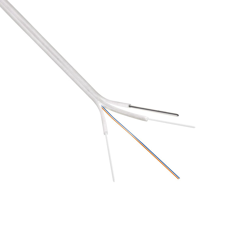 Cable de fibra óptica blanca de 1000 metros, 2 Clickbox