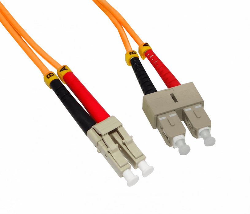 Cable de fibra óptica LC-SC OM1 3mt MM Clickbox
