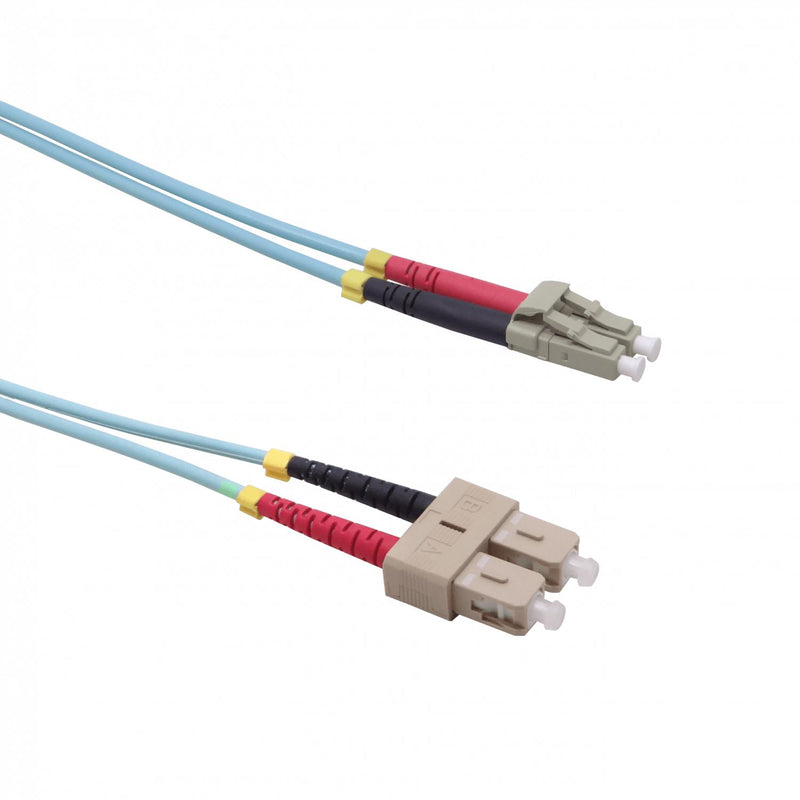 Cable de Fibra Óptica LC-SC OM3 Multimodo Clickbox