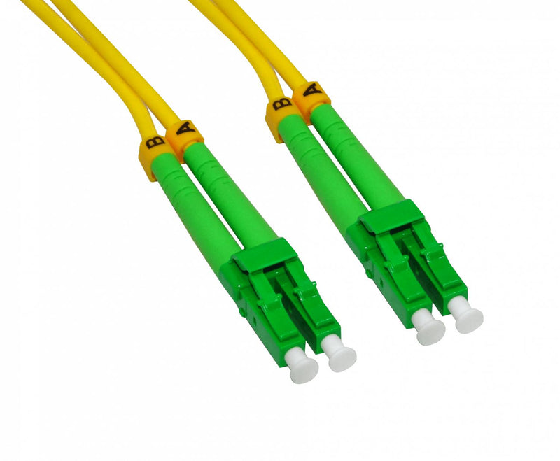 Cable de fibra óptica monomodo LC/APC a LC/APC de Clickbox