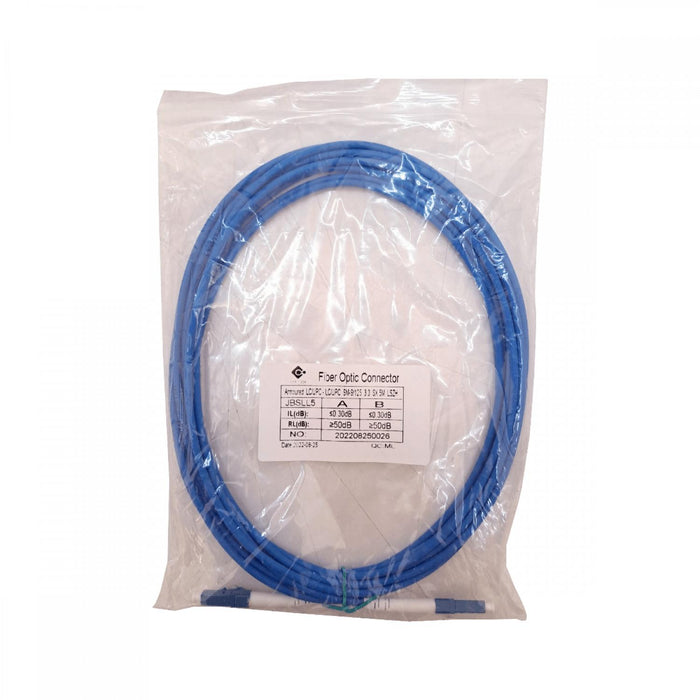 Cable de Fibra Óptica Monomodo LSZH 5mt LC-LC SM Clickbox