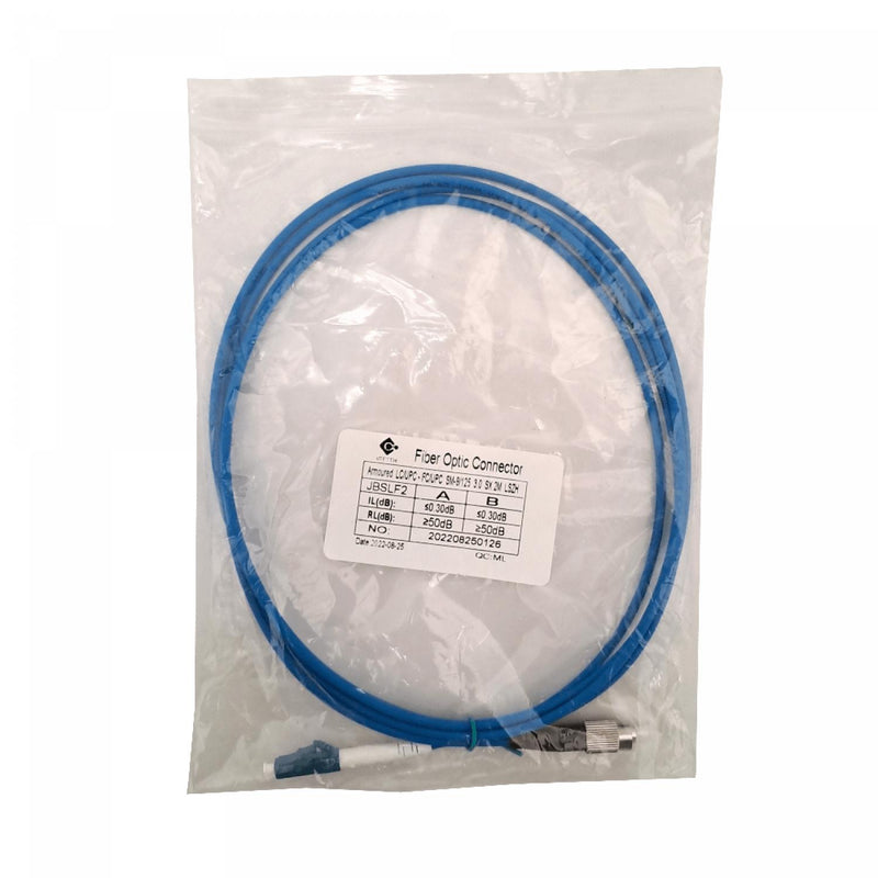 Cable de Fibra Óptica Monomodo LSZH Blindado 2mt Clickbox