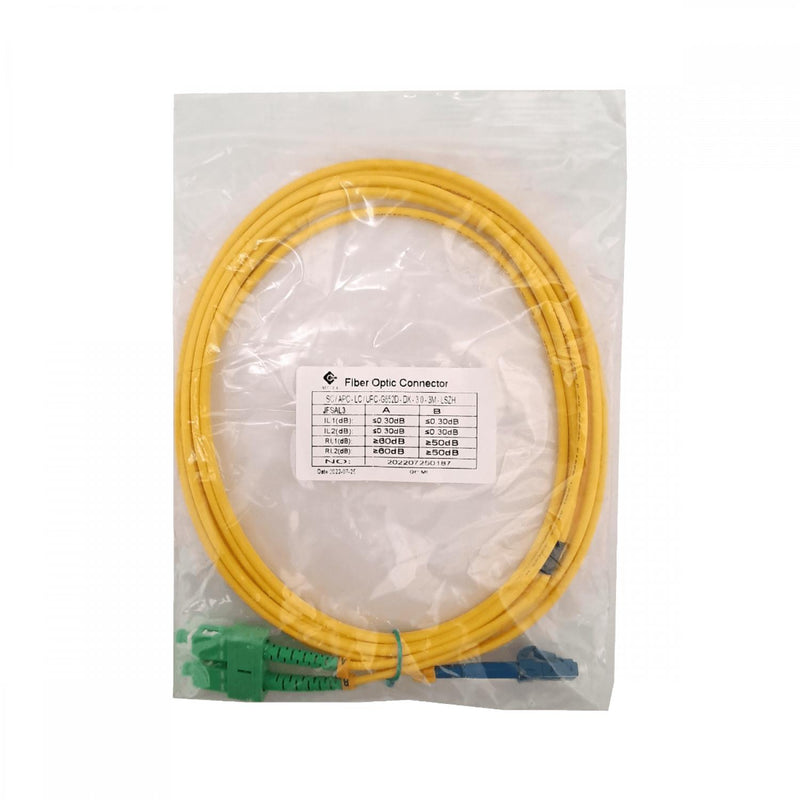 Cable de fibra óptica monomodo LSZH SC/APC-LC/UPC Clickbox