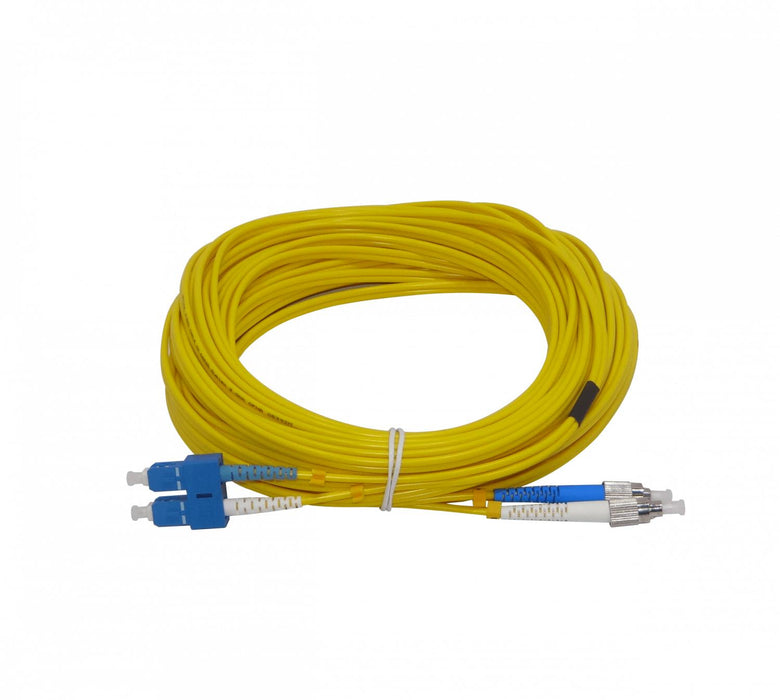 Cable de Fibra Óptica Monomodo SC-FC LSZH 15m Clickbox