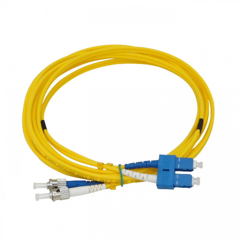 Cable de Fibra Óptica Monomodo ST-SC LSZH 3mt Clickbox