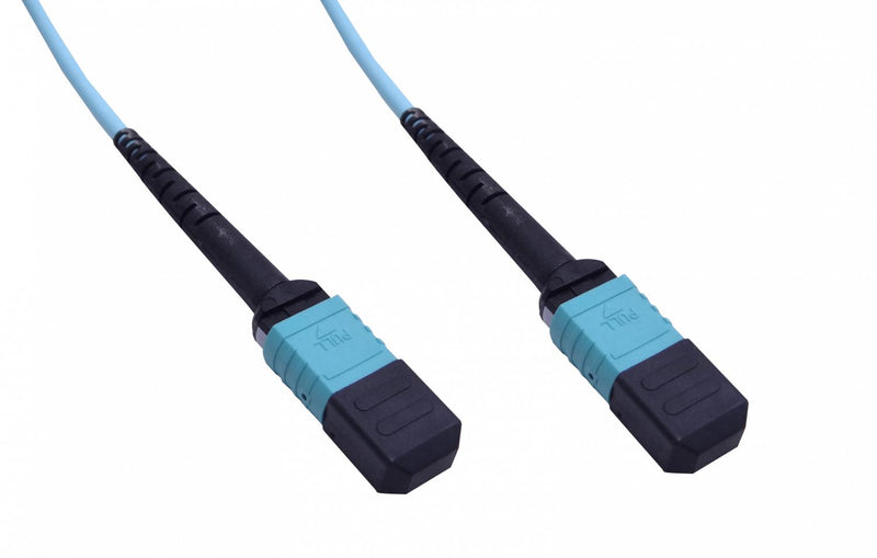 Cable de fibra óptica multimodo OM3 MPO-MPO de 40 Clickbox