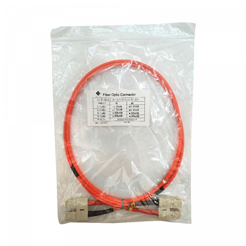 Cable de Fibra Óptica Multimodo SC-SC OM1 Clickbox