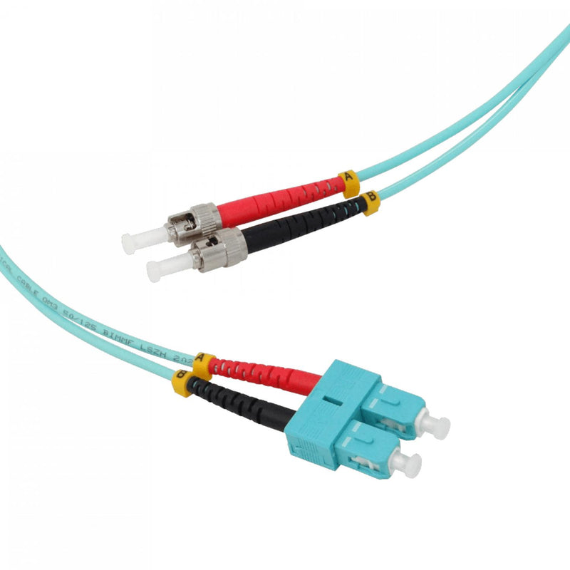 Cable de fibra óptica OM3 multimodo 50/125um 3mt Clickbox