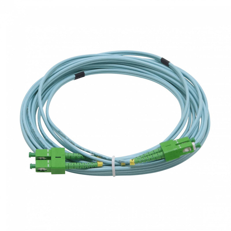 Cable de fibra óptica SC/APC-SC/APC OM3 MM Duplex Clickbox