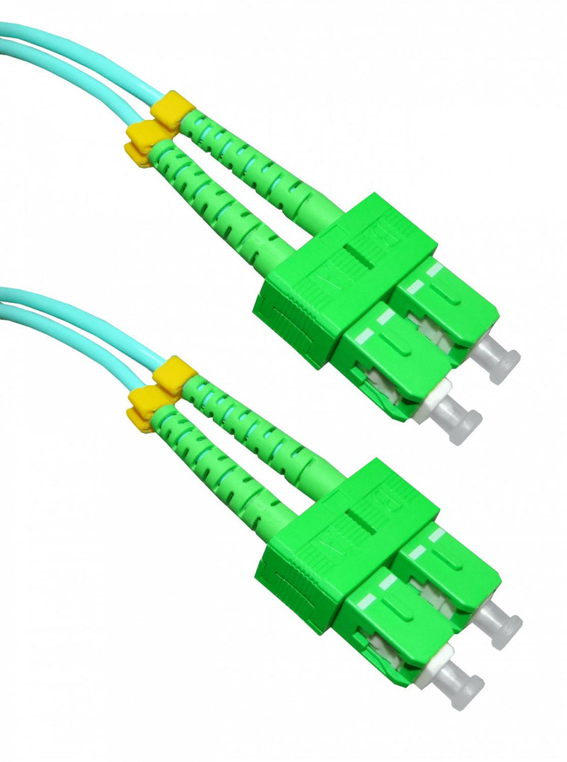 Cable de fibra óptica SC/APC-SC/APC OM3 multimodo Clickbox