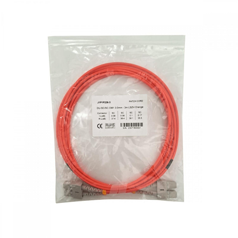 Cable de fibra óptica SC-SC OM1 62.5/125um Clickbox