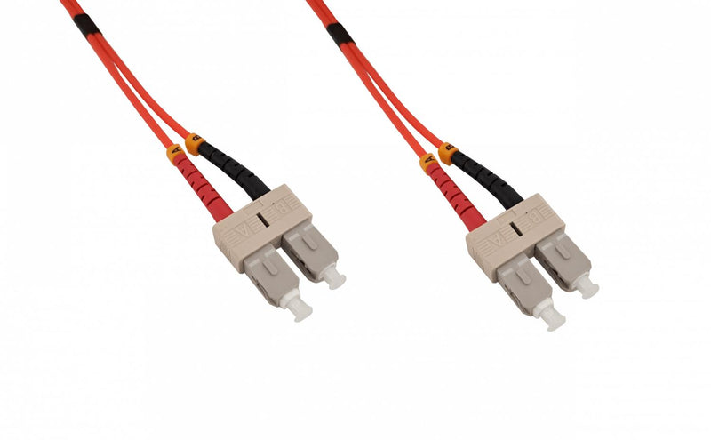 Cable de fibra óptica SC-SC OM1 multimodo 25mt Clickbox