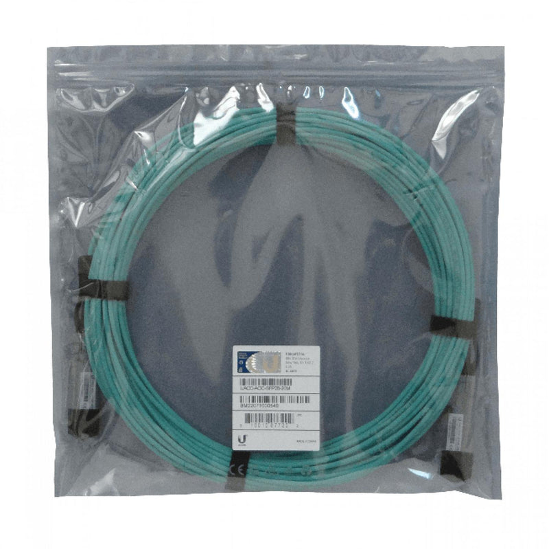Cable de Fibra Óptica UBIQUITI 20m SFP28-25Gbps Clickbox