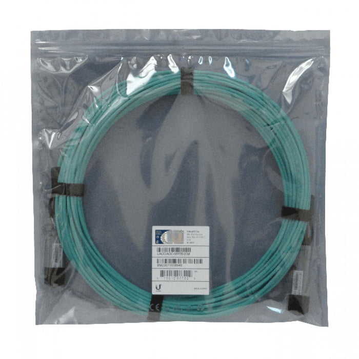 Cable de Fibra Óptica UBIQUITI 20m SFP28-25Gbps Clickbox