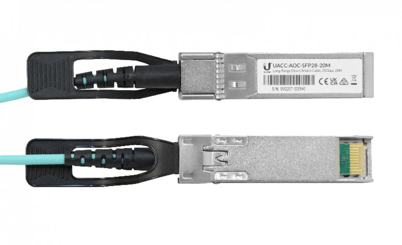 Cable de Fibra Óptica UBIQUITI 20m SFP28-25Gbps Clickbox