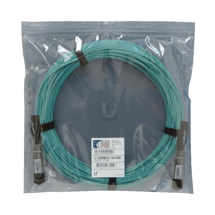 Cable de Fibra Óptica UBIQUITI 30m SFP28-25Gbps Clickbox