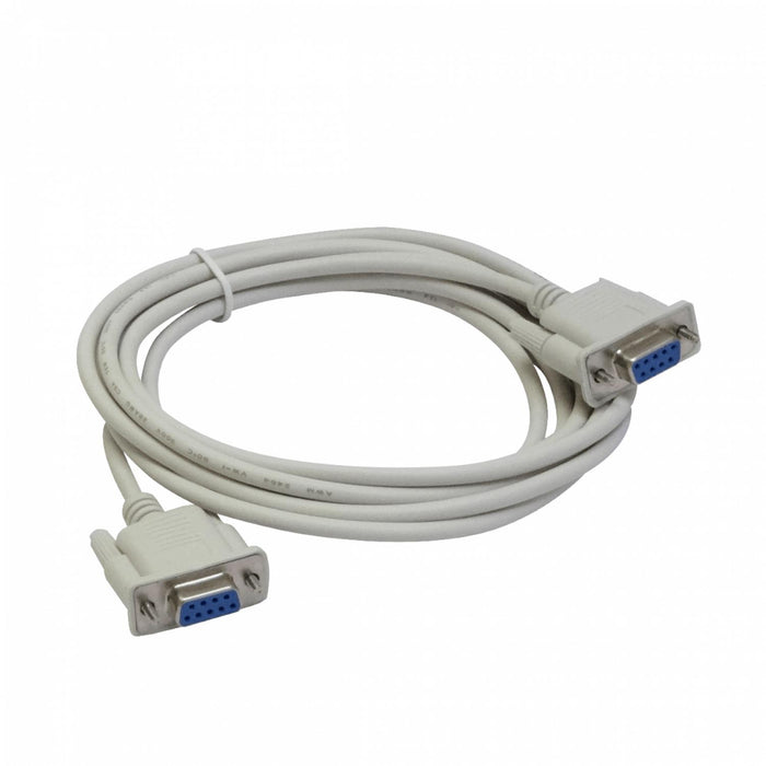 Cable nulo 3m DB9-Hembra-Hembra 300cm Serie RS232 Clickbox